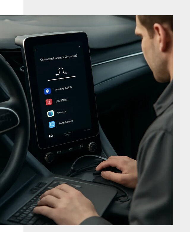 Установка приложений Lynk Co на автомобиль в Климовске